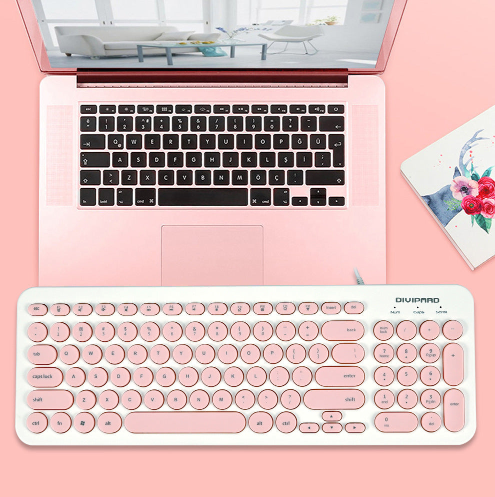 silent wired esports keyboard