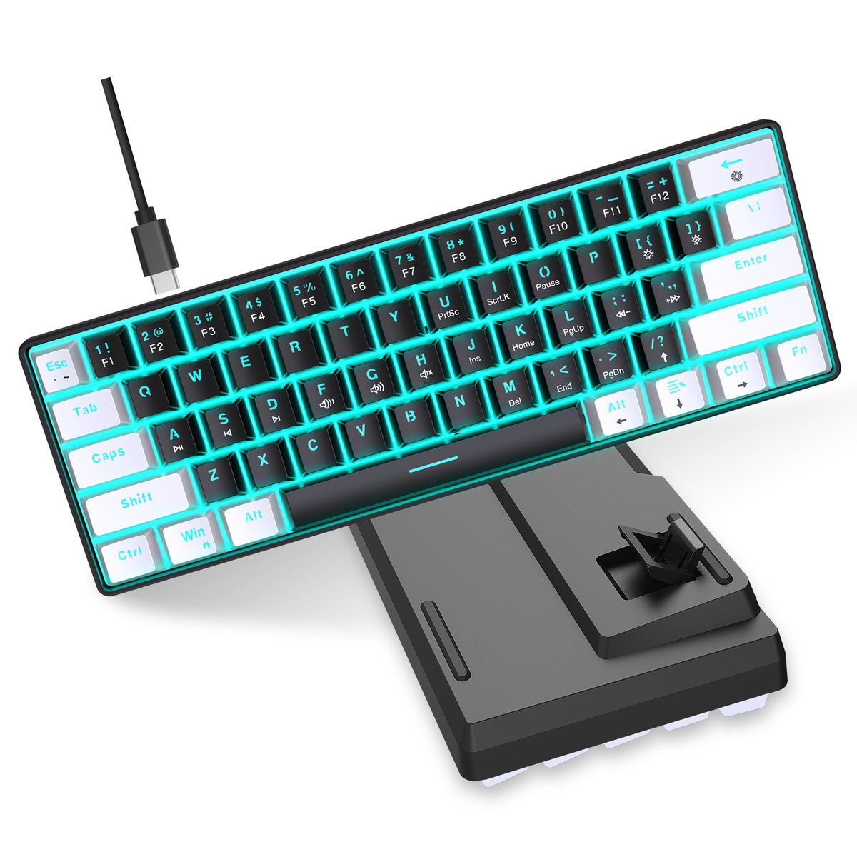 61 key mechanical keyboard with backlight