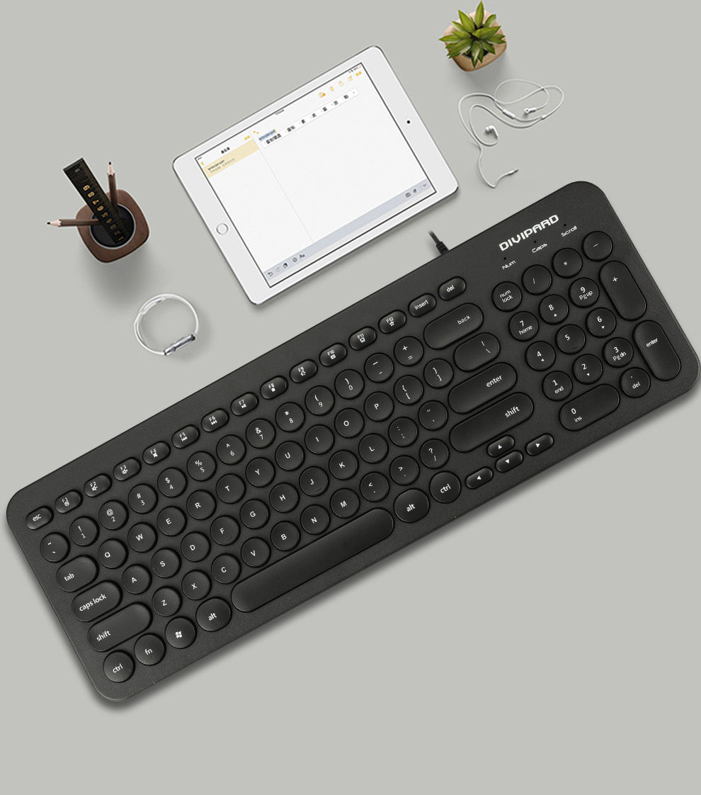 silent wired esports keyboard